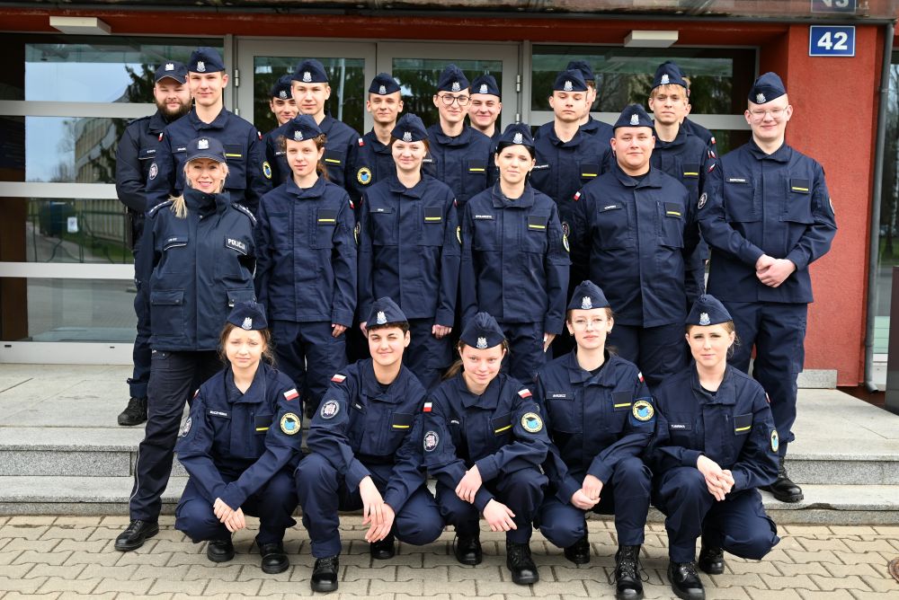 Zajęcia szkoleniowe klasy mundurowej OPM do Centrum Szkolenia Policji w Legionowie